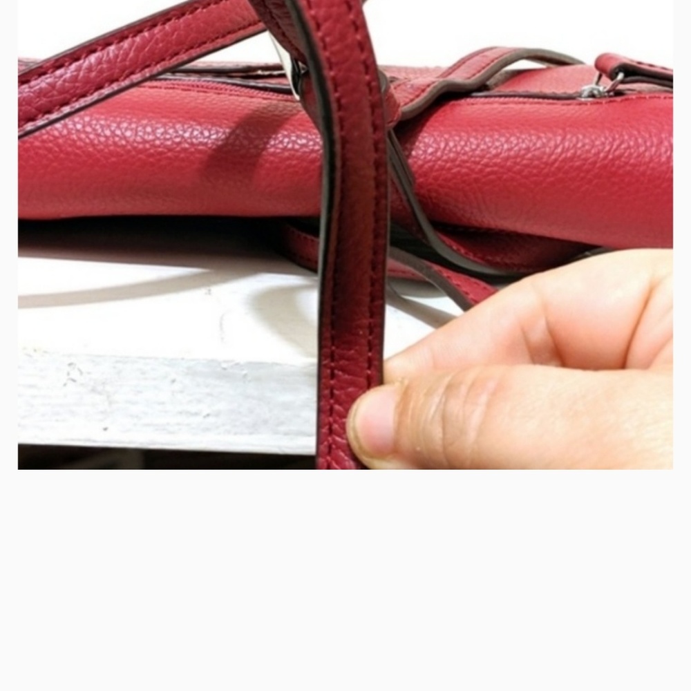 NWT Leather Raspberry Crossbody - Picture 8 of 8